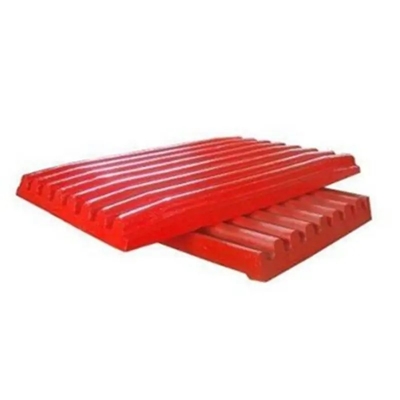 Máy nghiền hàm thép mangan cao Phụ tùng cố định tấm di động cho đá granit