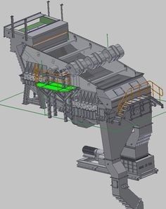 Máy sàng rung tròn di động Máy nghiền đá 900r / Min 200mm